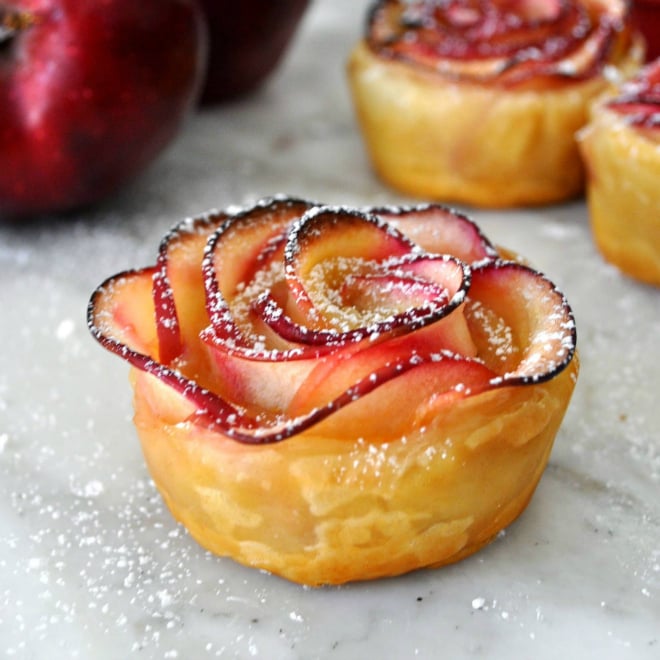 Recette Tarte Aux Pommes En Bouquet De Roses